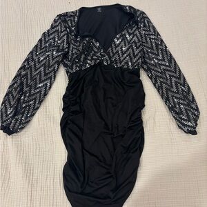 SHEIN Black Curve Dress